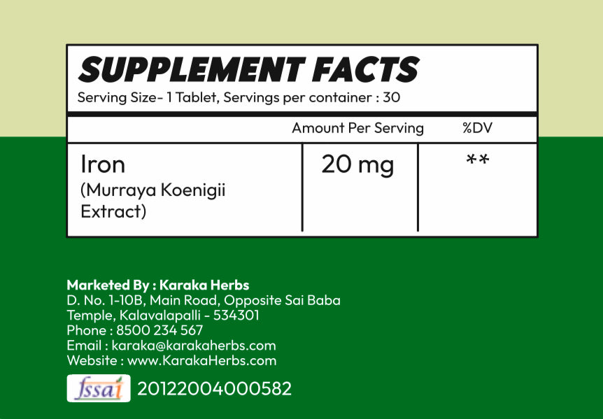 Karaka Natural Iron