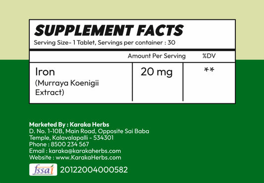 Karaka Natural Iron